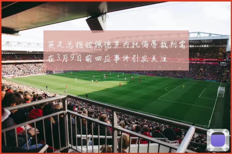 英足总指控佩德罗内托侮辱裁判需在3月9日前回应事件引发关注